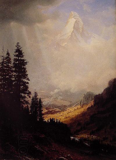 Albert Bierstadt The_Matterhorn China oil painting art